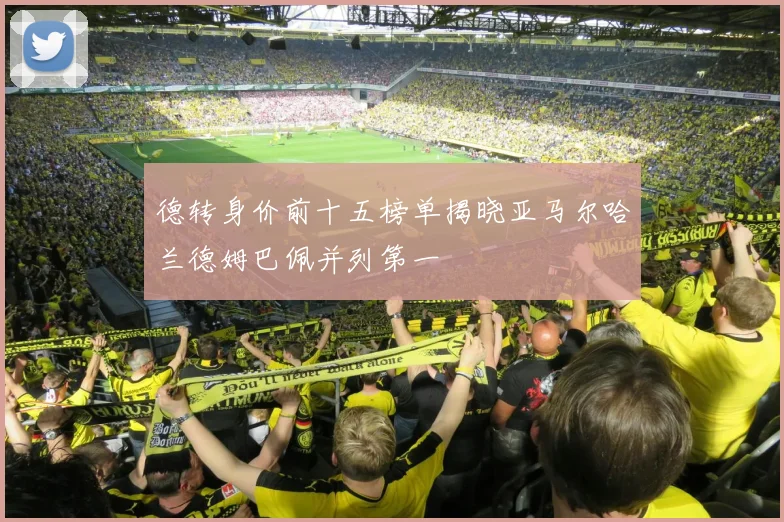 德转身价前十五榜单揭晓亚马尔哈兰德姆巴佩并列第一